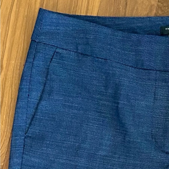 Ann Taylor Factory | Women’s blue tencel petite ankle pants, size 6P - Picture 8 of 15